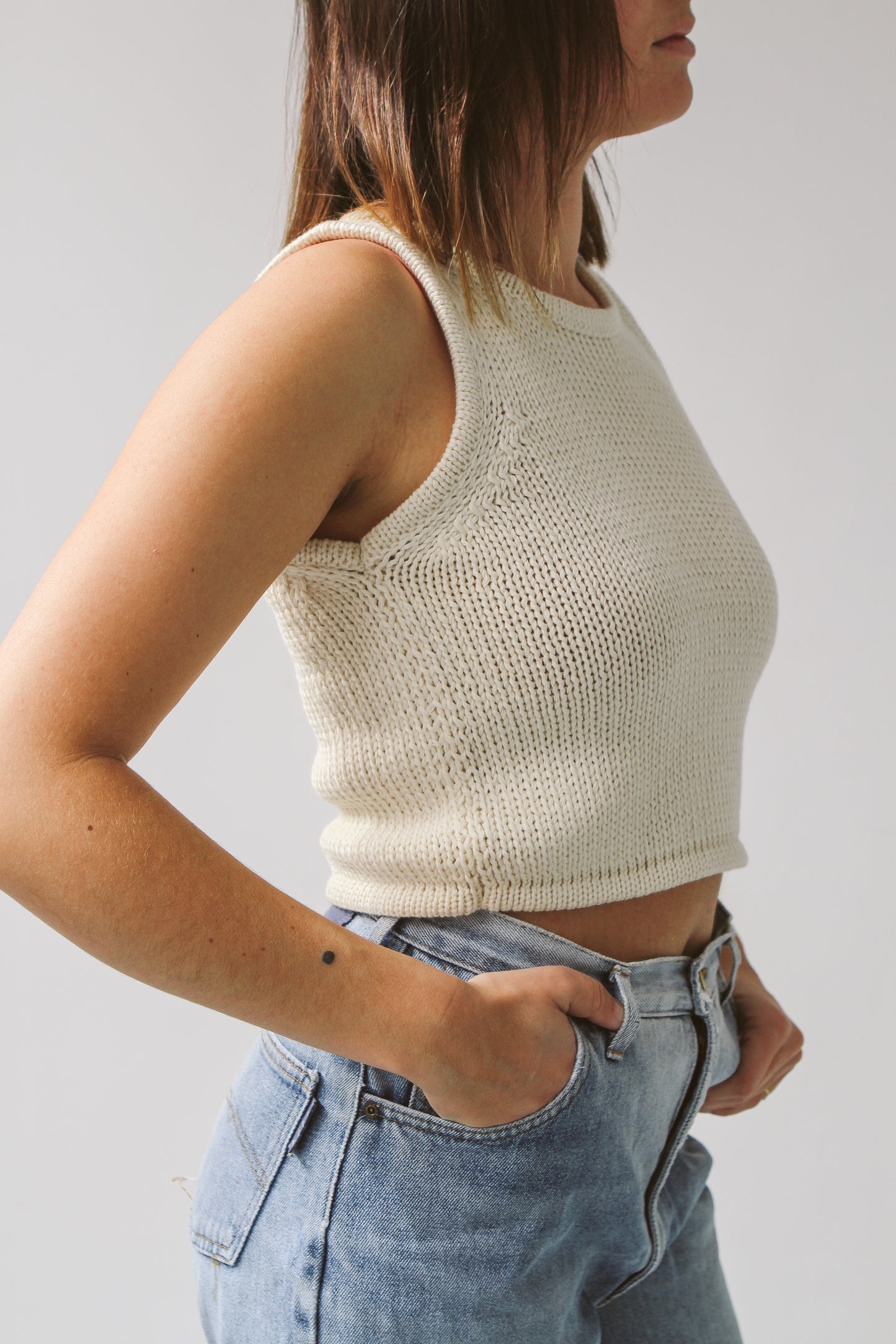 Cotton crop top