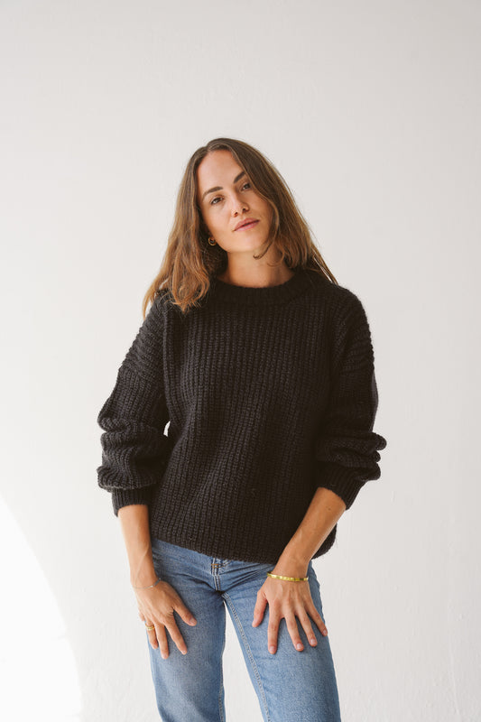Mohair sweater black