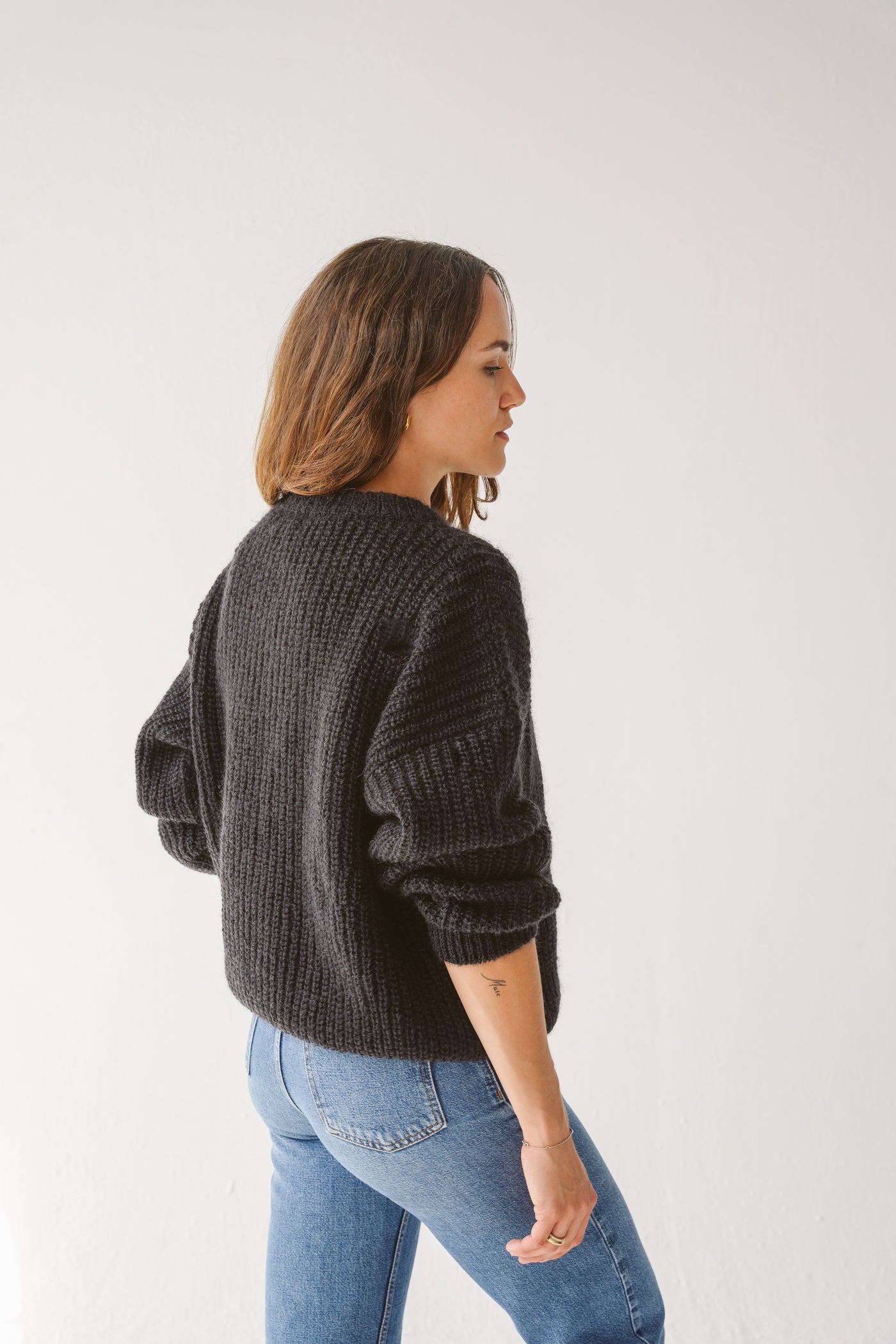 Mohair sweater black