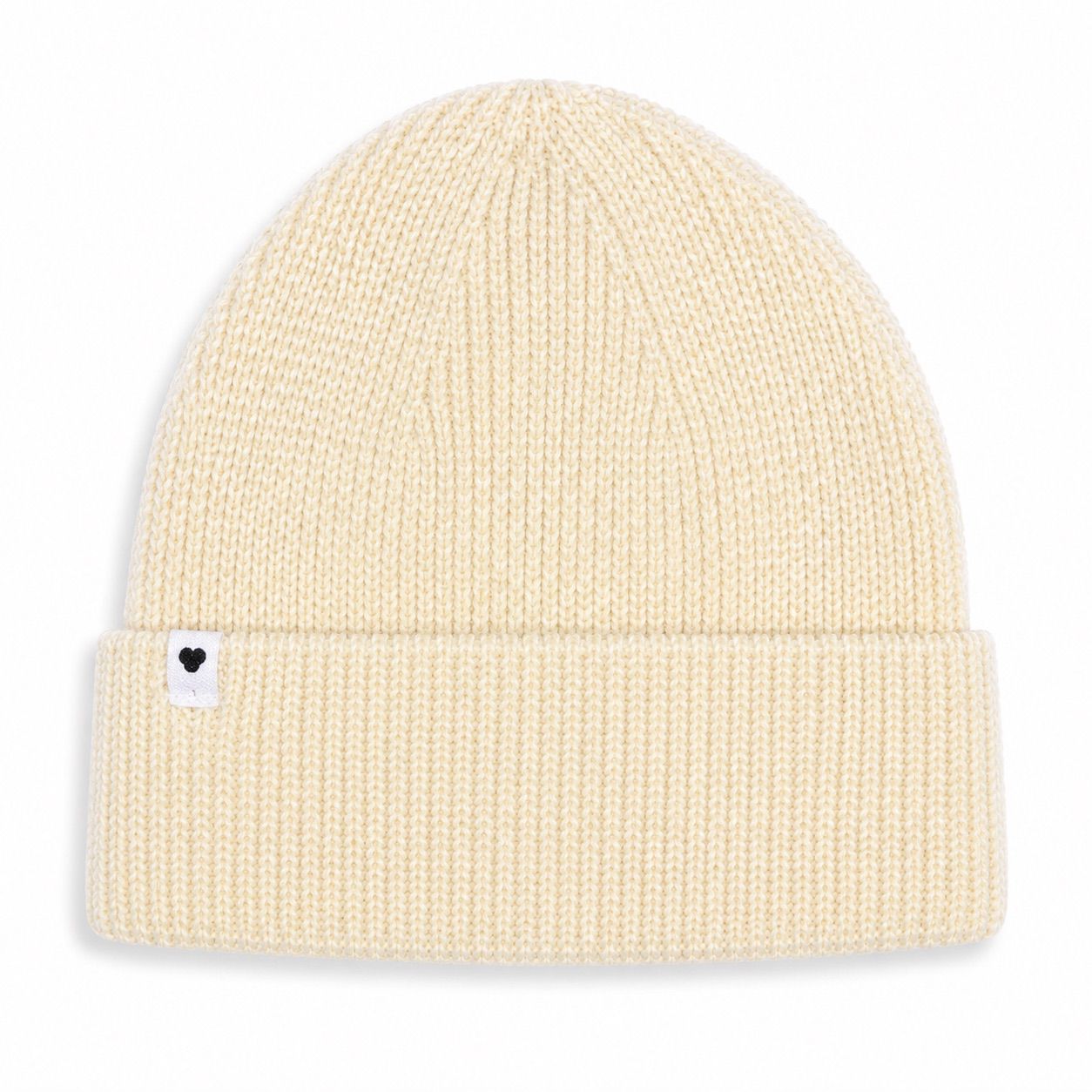 Mohair beanie ecru