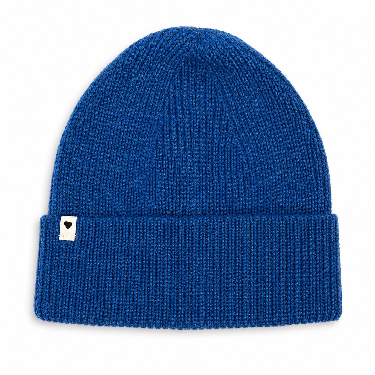 Mohair beanie blue