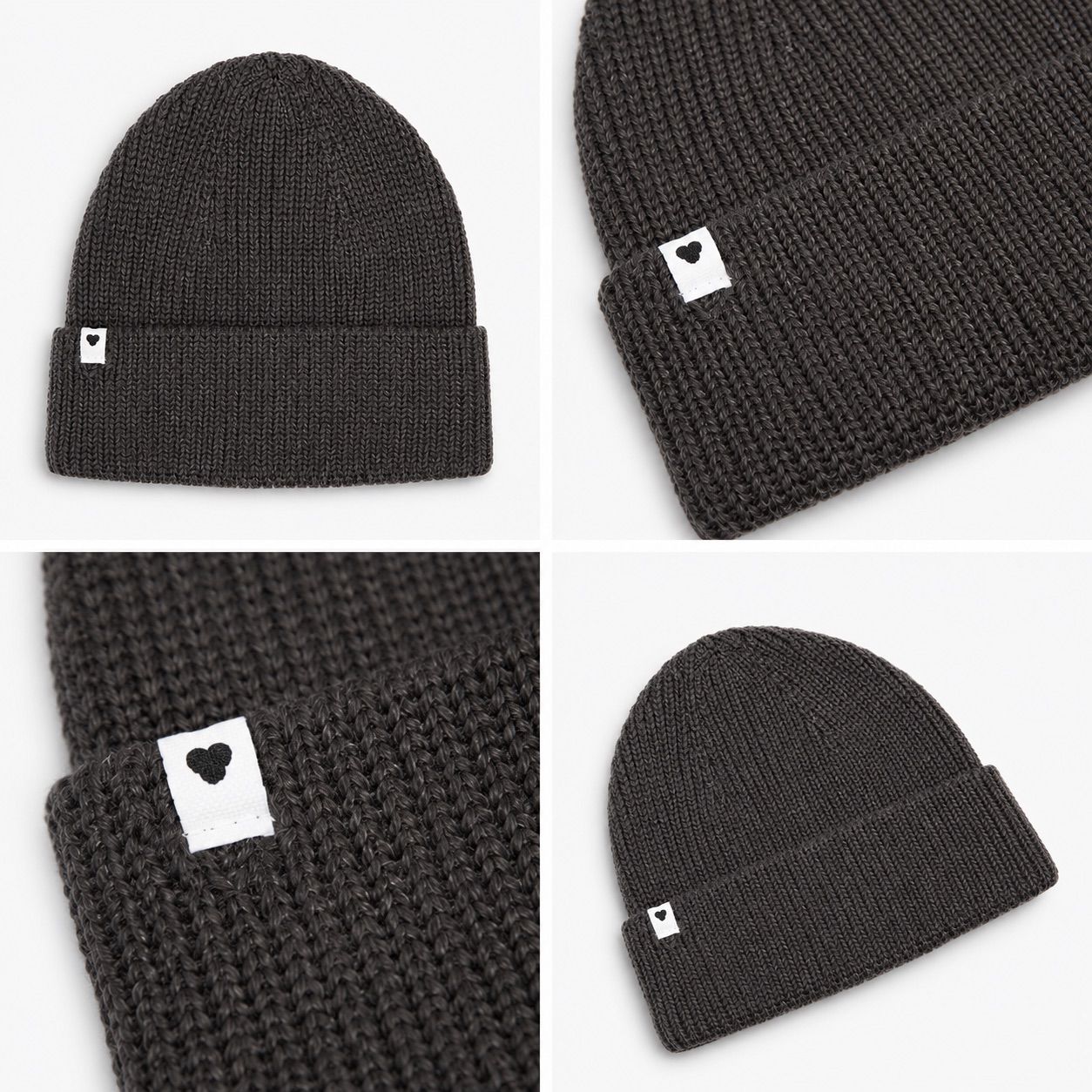 Mohair beanie anthracite