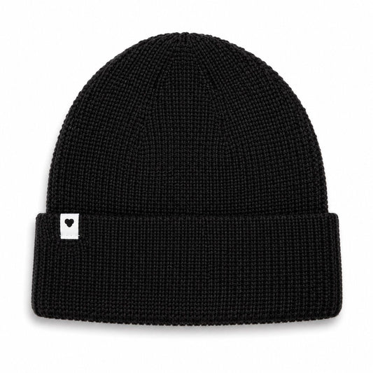 Mohair beanie black